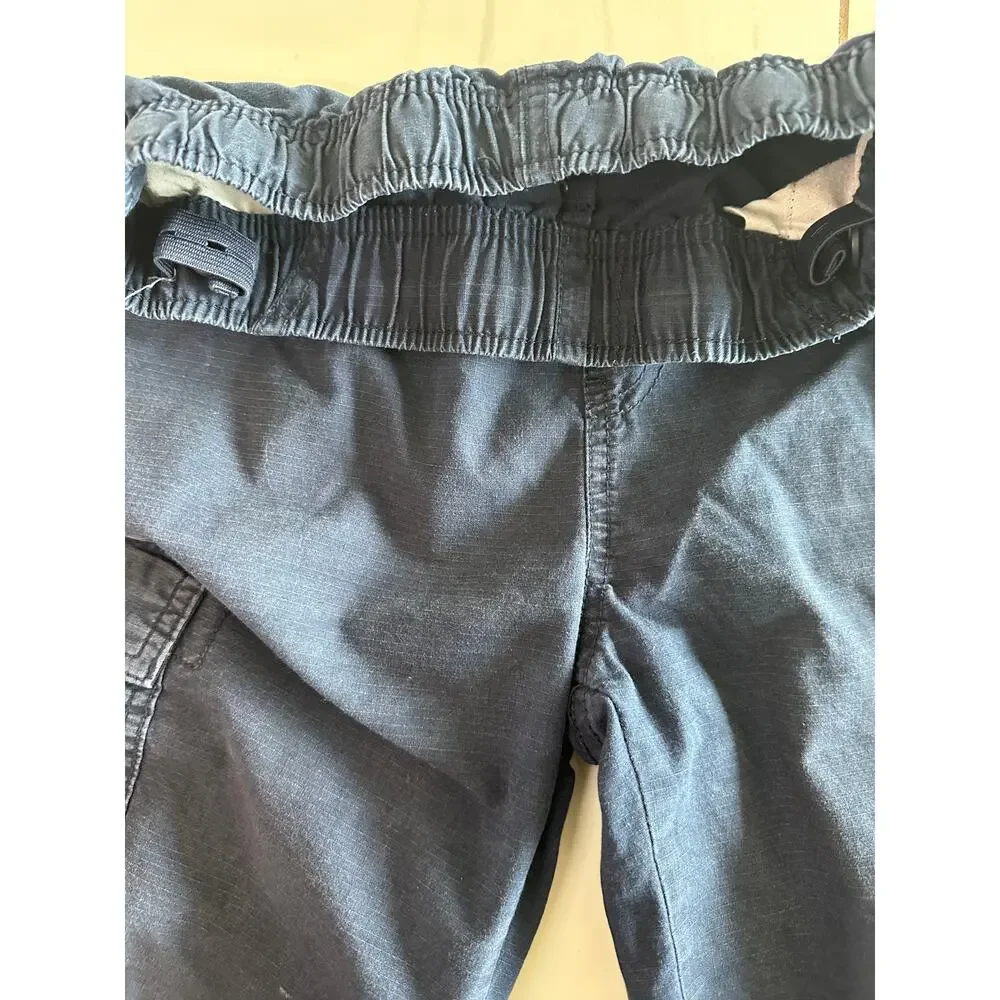 Boys Children's Place Size 12 Navy Blue Cargo Shorts Adjustable Waist EUC